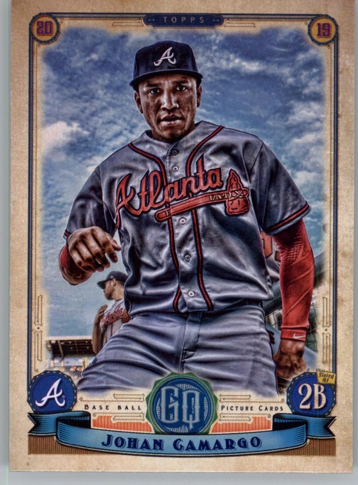 2019 Topps Gypsy Queen 38 Johan Camargo  Atlanta Braves - Image 1 of 1