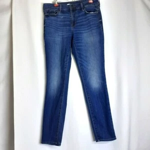 Old Navy Pop Icon Skinny Jean's Blue Dinem size 8 EUC - Picture 1 of 9