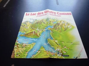 Dépliant pub Guide plan Station ski alpinisme Lac des 4 cantons Suisse 1935 - Imagen 1 de 10