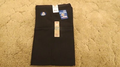 Dickies Girl's Jr Bermuda Shorts Stretch Fabric  KR714KH Size 9 Black 32" x 13" - Image 1 of 4