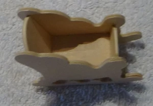 Miniature Wooden Sleigh Provo Craft - Picture 1 of 3