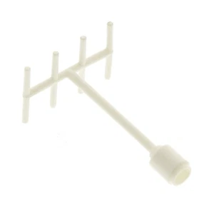 1x Lego Antenne weiß Stange Haus TV Fernseher Radio Polizei 3144 - Bild 1 von 1