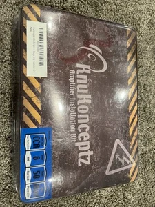KnuKonceptz Bassik TRUE 8 Gauge Amplifier Installation Wiring Amp Kit CCA 8 AWG - Picture 1 of 2