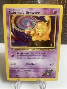 Sabrina's Drowzee 092/132 Gym Heroes-Unlimited Edition Regular - Picture 1 of 2