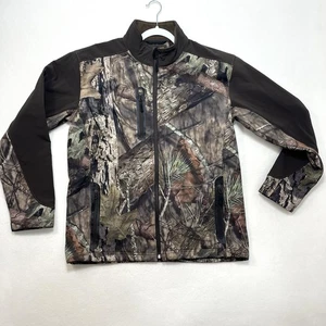 Herren Med Gamehide Camo Fleece Jagdjacke Reißverschluss Mossy Oak Camouflage ohne Kapuze - Bild 1 von 11