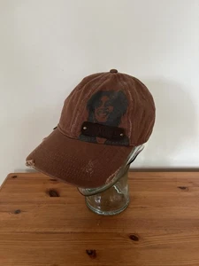 Gorra de béisbol Bob Marley para hombre marrón gorra de biodomos envejecidos - Imagen 1 de 10