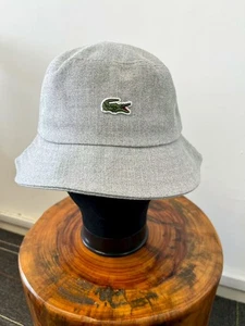 Lacoste Herren Outdoor Sport Freizeit Fischerhut grau - Bild 1 von 3