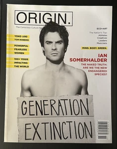 RARE Issue ORIGIN Magazine IAN SOMERHALDER Steph Davis Andy Lewis Chris Sharma - Picture 1 of 24