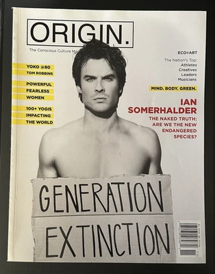 RARE Issue ORIGIN Magazine IAN SOMERHALDER Steph Davis Andy Lewis Chris Sharma - Image 1 of 4