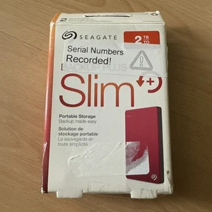 Seagate Backup Plus Slim 2TB, External, 2.5" (STHN2000403) Hard Drive - Afbeelding 1 van 2