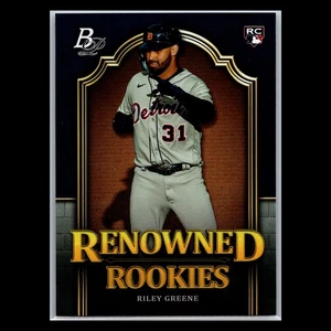 2023 Bowman Platinum - #RR-4 Riley Greene RC Renowned Rookies - Detroit Tigers - Picture 1 of 2