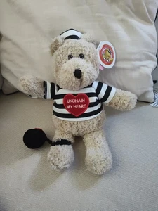 2003 Starbucks Baristas Bear Unchain My Heart 24th Edition Valentinstag mit Etikett - Bild 1 von 10