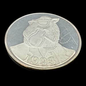 1913-1993 Camel Joe 1 Oz .999 Fine Silver Round Commemorative Smoking Camel Coin - Picture 1 of 4
