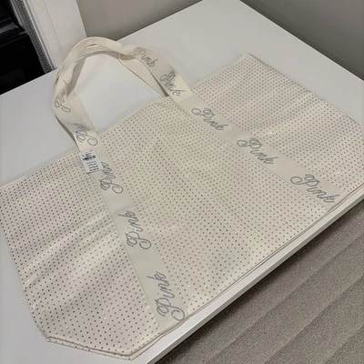 Bolsa tote Victoria’s Secret rosa black friday 2025 rosa brilhante - Imagem 1 de 4