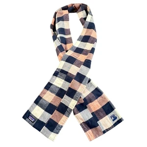 Patagonia Damen Flanell Karo Patchwork Fjord Schal Pink und Navy - Bild 1 von 5