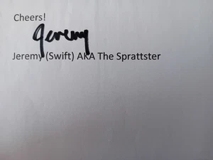 ORIGINAL HANDSIGNIERTER BRIEF JEREMY SWIFT Downton Abbey, Gosford Park - Bild 1 von 1