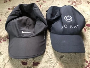 2 Adjustable Nike Hats Caps (1 NikeGolf and oher unknown) - NEED CLEANING - Picture 1 of 13