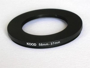 STEP DOWN ADAPTER 58MM-37MM STEPPING RING 58 TO 37MM 58-37 STEP DOWN RING - Picture 1 of 1