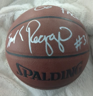 Reggie Miller Spike Lee Firmado Spalding Baloncesto Knicks Pacers RARO CERTIFICADO DE AUTENTICIDAD PSA Foto 1 de 4