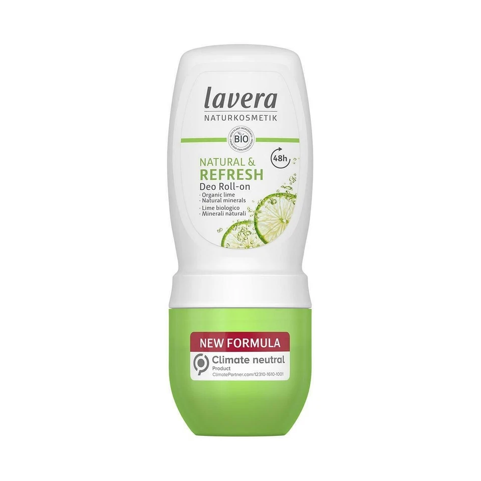 💚 Lavera Natural & Refresh Deo Roll On 50ml - Image 1 of 1