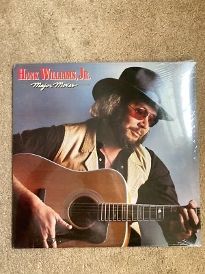 HANK WILLIAMS, JR. - Major Moves VINYL LP 1984 SEALED MINT/MINT - Image 1 of 2
