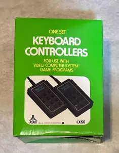 Set Pair 2 Atari 2600 CX50 Keyboard Controllers BRAND NEW in Box - Picture 1 of 2