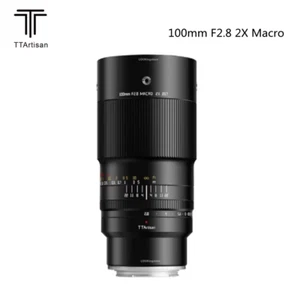 TTartisan 100mm F2.8 Macro 2X Full Frame Lens for Sony Fuji Nikon Canon L-Mount - Picture 1 of 9