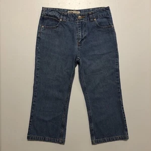 Faded Glory Girls 100% Cotton Blue Capris Jeans with Pockets size 10 - Picture 1 of 9