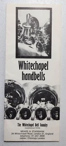 Whitechapel Handbells Foundry Souvienier Pamphlet - Imagen 1 de 3
