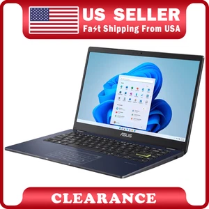 ASUS - 14.0" Laptop - Intel Celeron N4500 - 4GB Memory - 128GB eMMC - Star Black - Picture 1 of 7