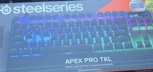 New SteelSeries Apex Pro TKL Wireless Gaming Keyboard Esports. Sealed - Picture 1 of 3