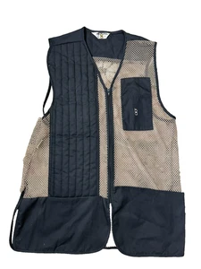 Vintage Bob Allen Padded Shooting Vest Men’s XL Mesh Made in USA Full Zip - Picture 1 of 9