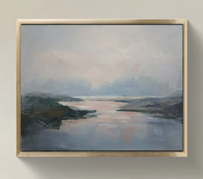 Pintura impresionista original sobre 11 en x14 en lienzo - Firmada por el artista Foto 1 de 4