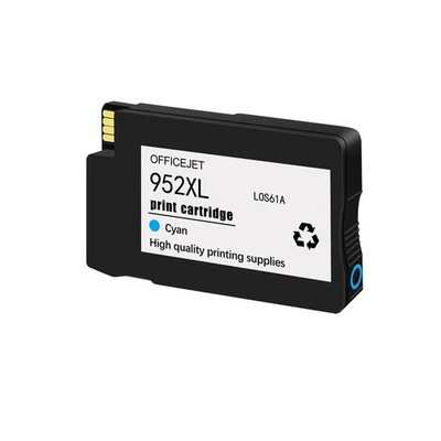 Repuesto de cartucho de tinta cian 952XL LOS61A para HP Officejet 7740 8702 8715 8747 Foto 1 de 4