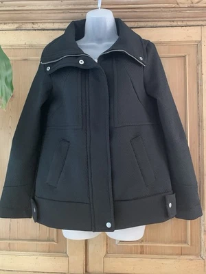 Chaqueta Divided By H&M | Moto Acolchada Negra Estructurada Completamente Forrada | Mujer’s 6 Foto 1 de 4