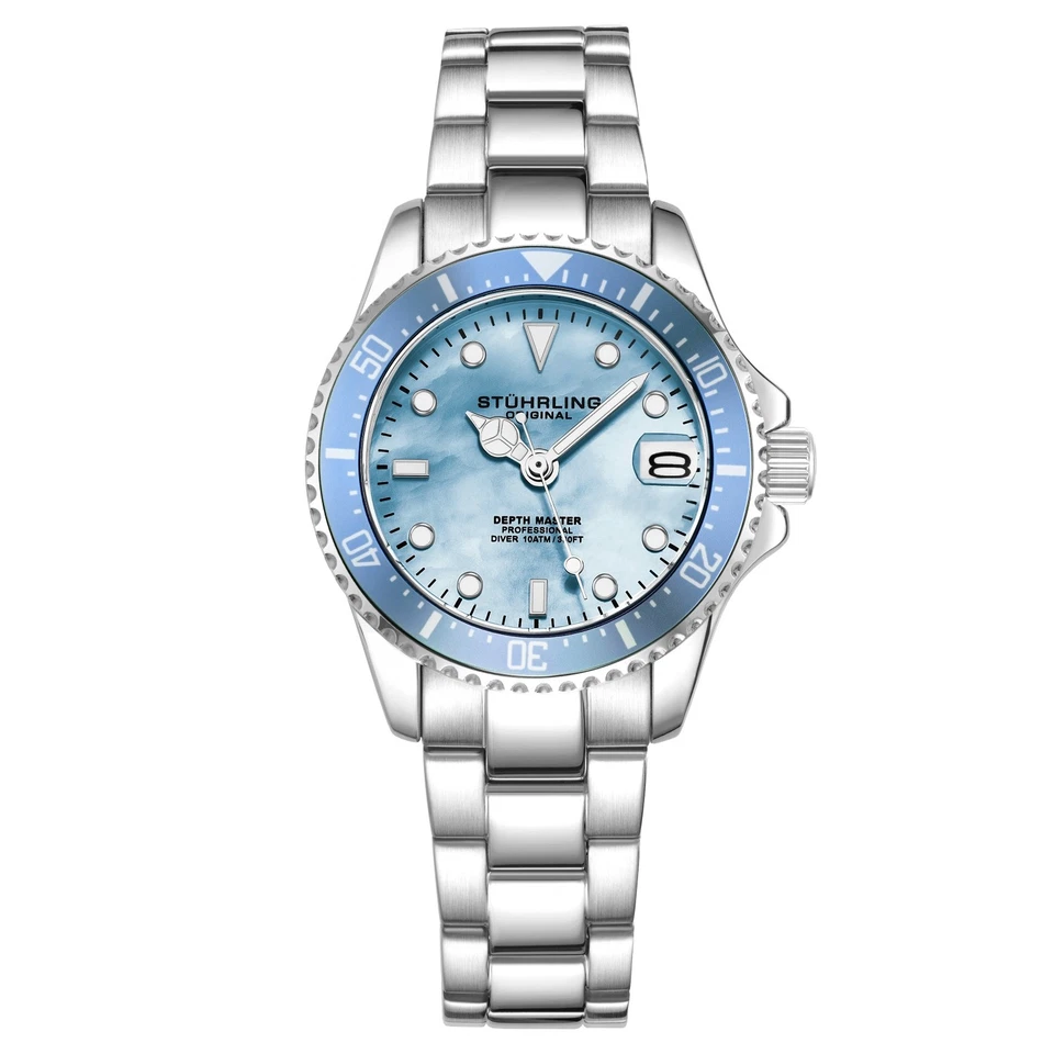 Stührling 3950L3 Blue Mother of Pearl Women's Watch