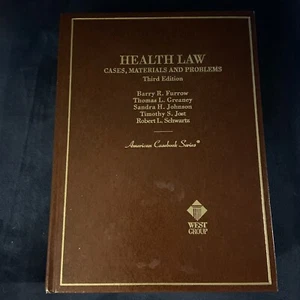 Health Law Cases Materials and Problems American Casebook Serie Robert Schwartz - Picture 1 of 9