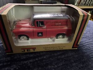 Jet Chevrolet Panel Truck Limited Edition Die Cast Metal Coin Bank Chevy
