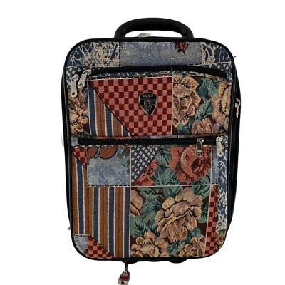 Maleta blanda Heys Spinner equipaje de mano 16” tapiz punta de aguja caballo maleta Foto 1 de 4