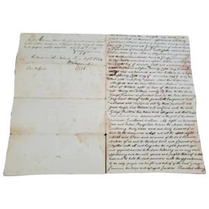 Deed of Mortgage 1833 Warren County Ohio Original - Picture 1 of 4