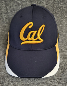 Cal Berkeley Hat Mens Fitted Large Blue Yellow Football College NCAA Sports Cap 