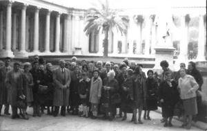 AL15-50B) CARTOLINA FOTOGRAFIA DI GRUPPO S NATALE - Picture 1 of 2