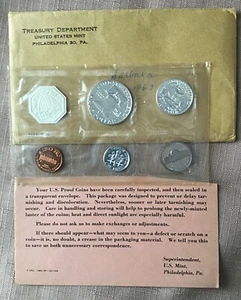 1963 Official U.S. Coin Sealed Set - Picture 1 of 2