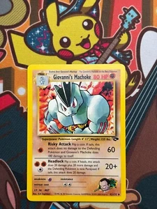 Giovanni's Machoke 42/132 Gym Challenge Pokemon Karten NM - Bild 1 von 2
