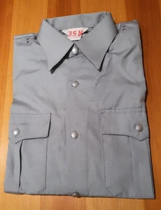Blusa uniforme NVA MdI blusa camisa RDA gris manga larga - Imagen 1 de 1