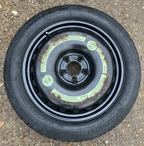 MERCEDES C CLASS W205 17" SPACE SAVER SPARE WHEEL & T125/80 R17 99M TYRE. #26. - Picture 1 of 2