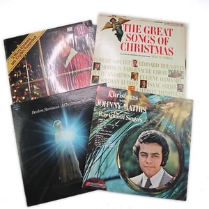 Christmas 33LP Records Assorted Classic Artists Set of 4 Albums - Imagen 1 de 7