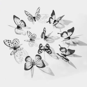Pegatina de pared de mariposa de bricolaje 18 piezas decoración de pared puerta de entrada ψ - Imagen 1 de 19