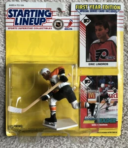 1993 STARTING LINEUP ERIC LINDROS NHL Action Figure Kenner NOC 1st Year Ed  “D” - Picture 1 of 12
