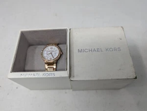 Michael Kors MK-3961 Women's Rose Gold Watch Stainless Steel Crystal Dial (J2) - Picture 1 of 7